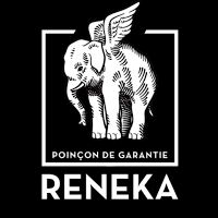 Reneka Logo weiß auf schwarz